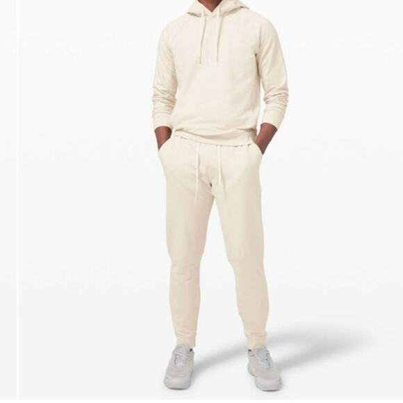 Lululemon Men’s City Sweat Jogger in White Opal Cream, Size Medium - Picture 1 of 14